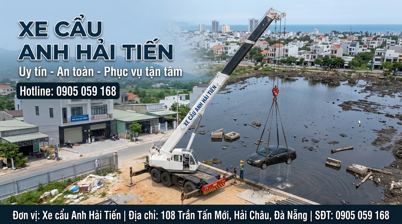 Xe cẩu Anh Hải Tiến
