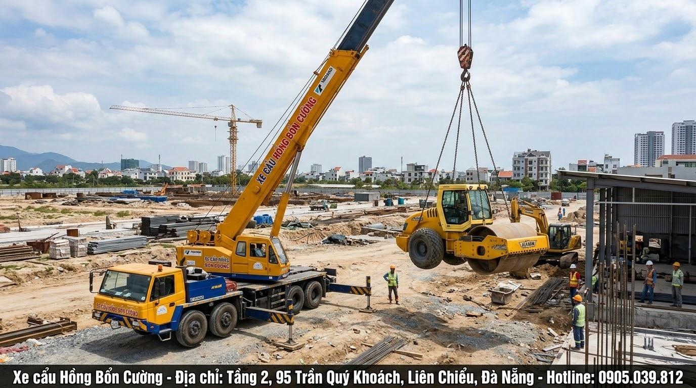 Xe cẩu Hồng Bổn Cường