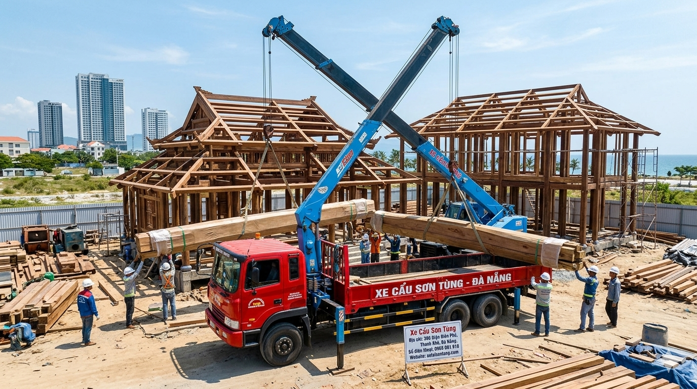 Xe Cẩu Sơn Tùng