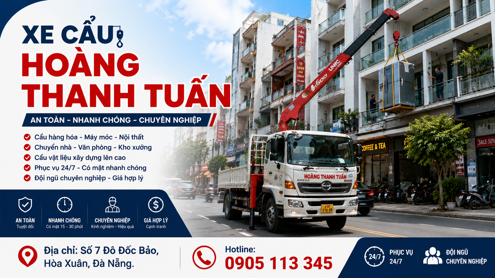 Xe cẩu Hoàng Thanh Tuấn