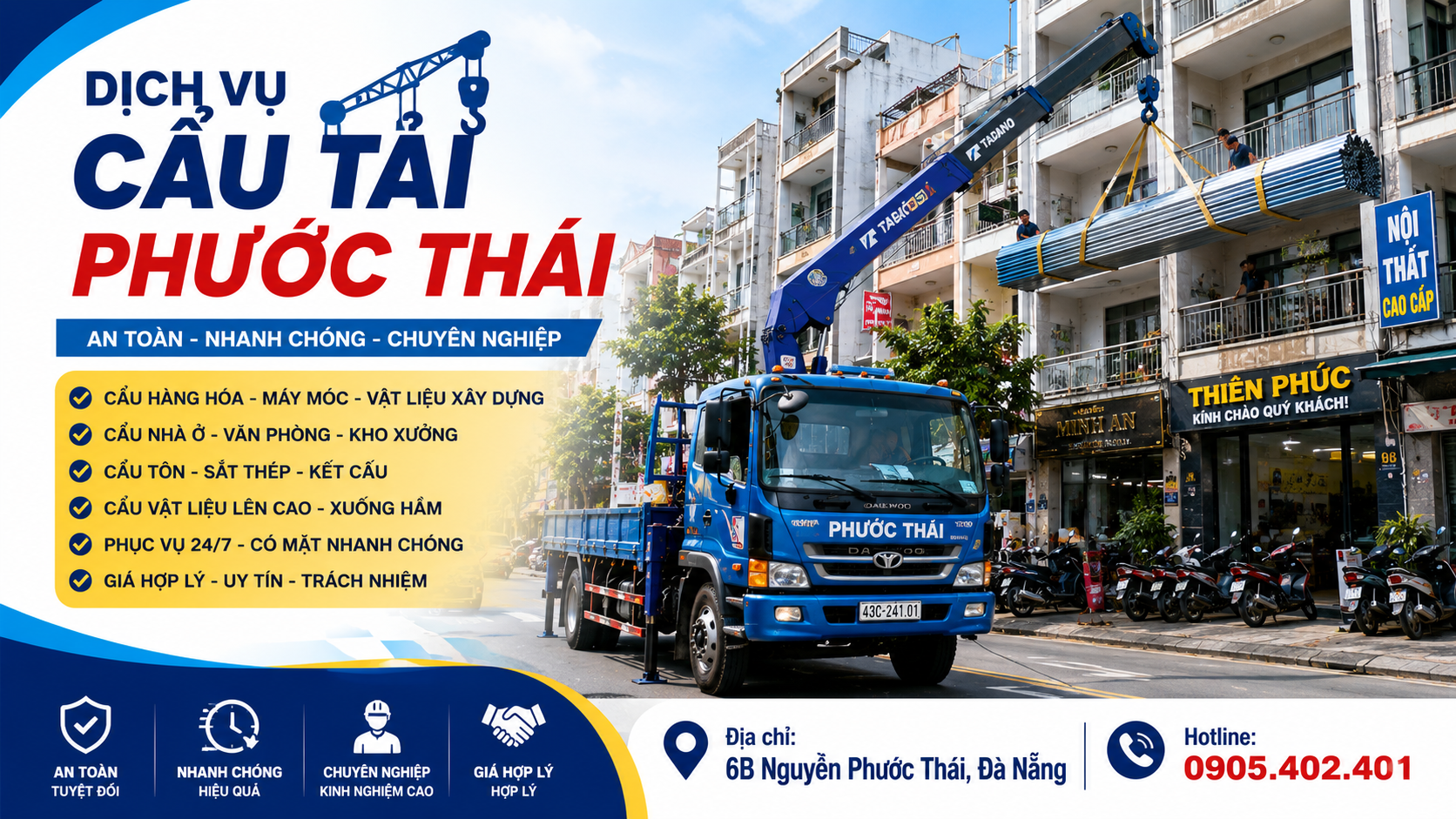Cẩu tải Phước Thái