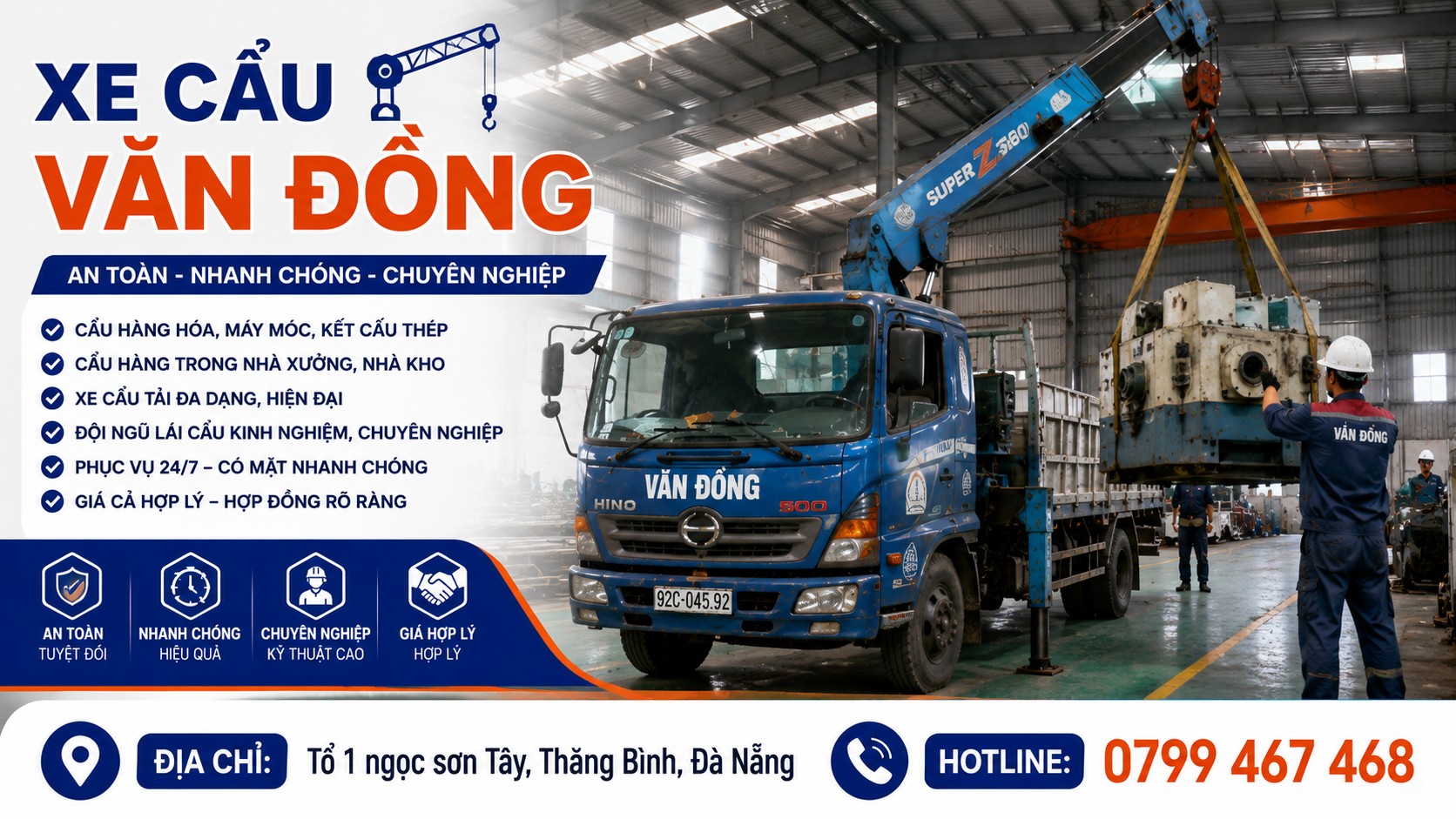 Xe cẩu Văn Đồng